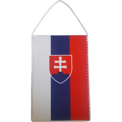 Zástava stolová SLOVENSKO 16,5x11cm - biely okraj