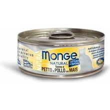 Monge Cat Natural kuře & kukuřice 12 x 80 g