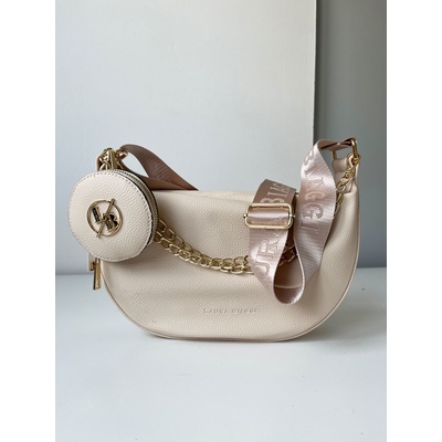 Laura Biaggi crossbody kabelka DX-JS305-beige Béžová