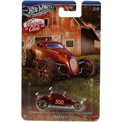 Mattel Hot Wheels Vintage Club 1968 Silver Series Sooo Fast
