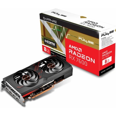 SAPPHIRE PULSE AMD Radeon RX 7600 8GB (11324-01-20G)