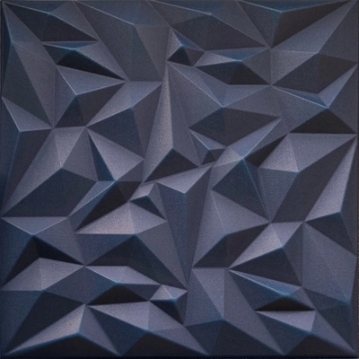 Deccart Ametyst geometrické 3D pěnové Blue 10m²