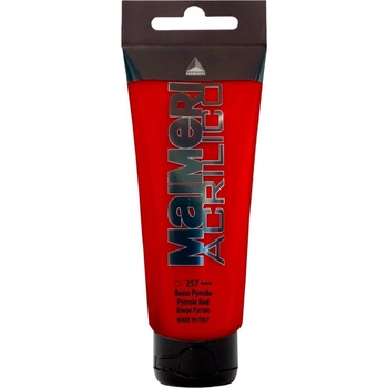 Maimeri acrilico akrylové farby 251 permanent red light 200 ml