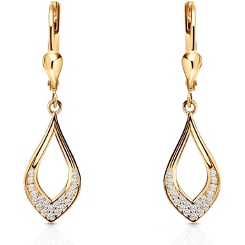 SAVICKI Обeци SAVICKI: жълто злато, кубичен цирконий