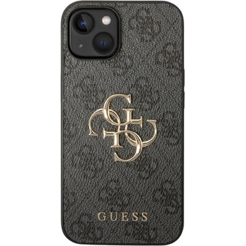 Image 1 of GUESS Калъф Guess - PU 4G Metal Logo, iPhone 15, сив (3666339171544)