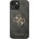 GUESS Калъф Guess - PU 4G Metal Logo, iPhone 15, сив (3666339171544)