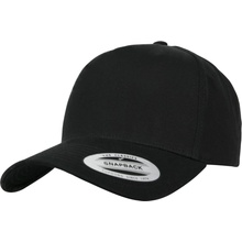Merch 5 Panel Curved Snapback Cap čierna