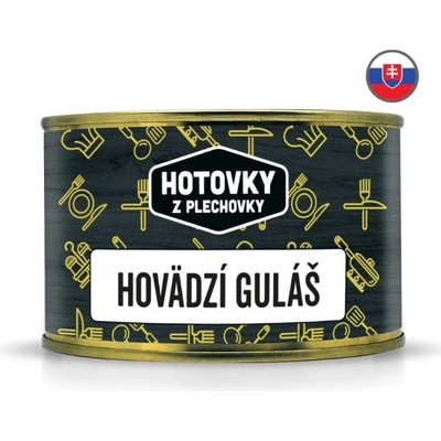 Hotovky z plechovky Hovězí guláš 400 g