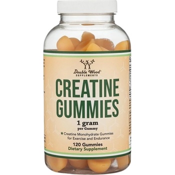 Double Wood Supplements Creatine Gummies 1000 mg [120 желирани бонбони] Лимон