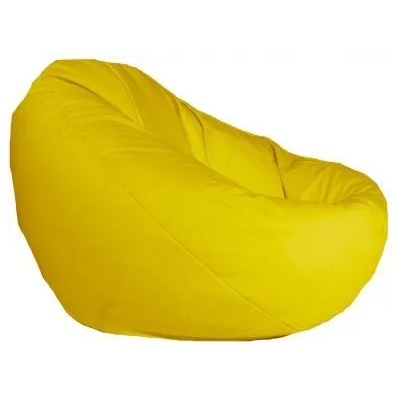 PUFRELAX Пуф, круша, 520л. , Nirvana Gigant - Teteron Yellow Quince, За открито, Перящ се калъф, Пълнеж от Полистиролни перли (PUF-G-NGG-TEX-YLQ)
