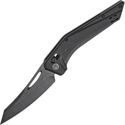 Petrified Fish PFP15 Frigate Black Stonewashed CPM S35VN, Black Aluminium PFP15DADW