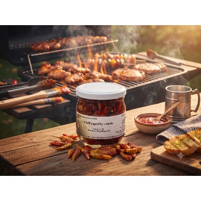Včelařství Thomayer Chilli papričky v medu 110 g