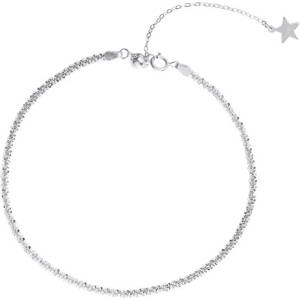 Silenti Jewelry Сребърна гривна за крак "Вълнение