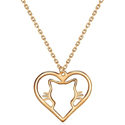 SAVICKI Огърлица с цветя на Савицки: злато