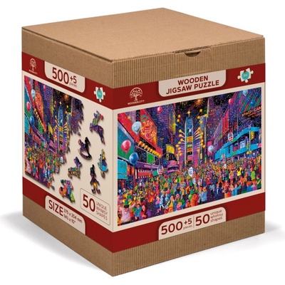 WOODEN CITY Dřevěné Silvestr 2v1 EKO 505 dielov