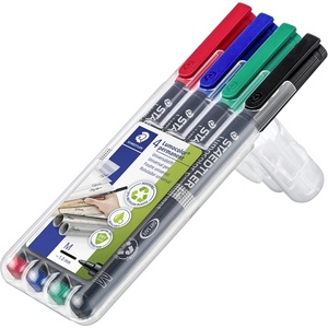 STAEDTLER Маркер Staedtler Lumocolor Permanent 1, 0 мм, асортимент (4) (317 WP4)