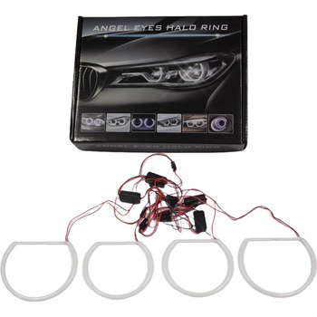 Ангелски Очи Лайтбар Дизайн за bmw e46 седан, комби (1998-2005) / купе (1998-2003) - Бял цвят (lede46matw)