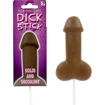 Image 1 of Spencer & Fleetwood Chocolate Dick on a Stick Brown skin tone