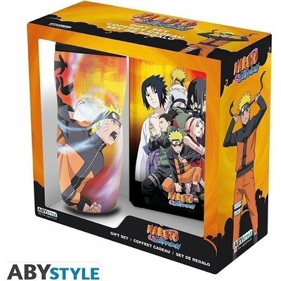 Naruto set Cestovní hrnek + zápisník