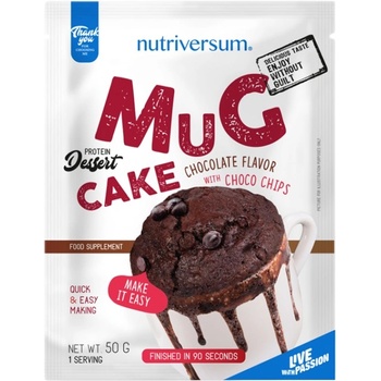 Image 1 of Nutriversum Mug Cake | Protein Dessert [50 грама] Шоколад с парченца