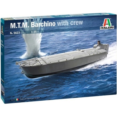 Italeri M.T.M. Barchino with crew Model Kit loď 5623 1:35