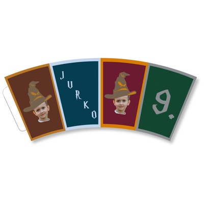 Personal Персонализирани картонени чаши 6 бр. - Хари Потър