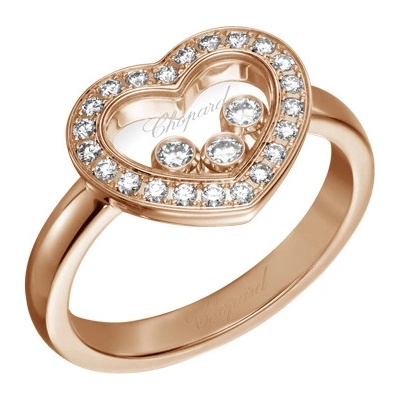 Chopard zlatý prsten Happy Diamonds 82A611 5211 2010036