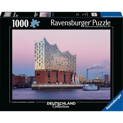 Ravensburger Пъзел Ravensburger от 1000 части - Филхармонията в Хамбург (12000677)