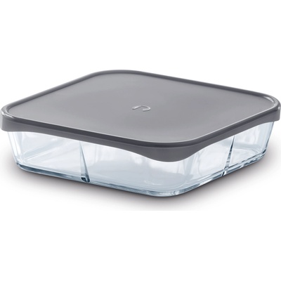 Rosendahl Капак за огнеупорни съдове Grand Cru квадратен 24, 5 см сив (36307)