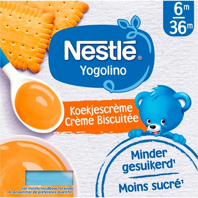 Nestlé / GERBER NESTLÉ YOGOLINO mléčný dezert se sušenkami 4 x 100 g – Zboží Dáma