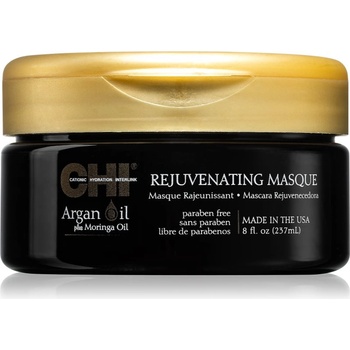 CHI Haircare Argan Oil Rejuvenating Masque подхранваща маска за суха и увредена коса 237ml