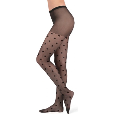 Evona Elastické punčochové kalhoty FLOWER 999