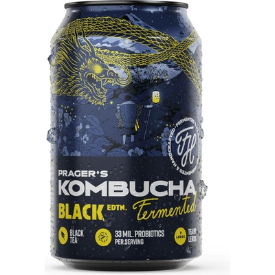 Prager'sKombucha Black Edition 12 x 330ml – Sleviste.cz