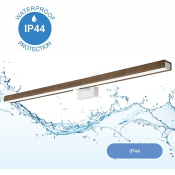 Brilagi Brilagi-LED Лампа за огледало в баня WOODY MIRROR LED/15W/230V IP44 дъб/бял (BG15133)