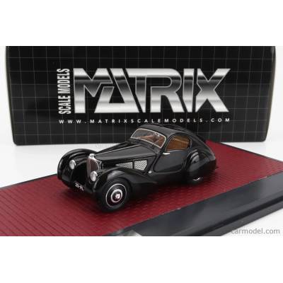 Matrix scale models Bugatti Type 51 Ch.51133 Dubos Coupe 1931 Black 1:43