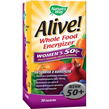 Image 1 of Nature's Way Alive! Women's 50+ Multivitamins [30 Таблетки]