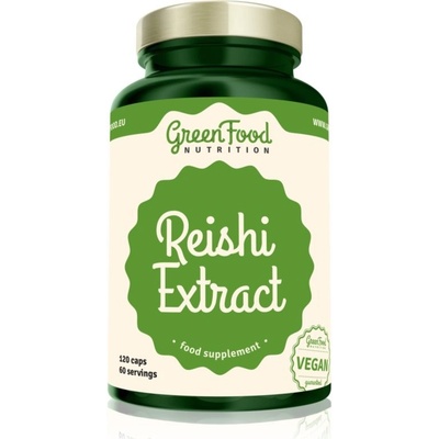 GreenFood Nutrition Reishi Extract kapsuly zo vzácnej huby 124 g