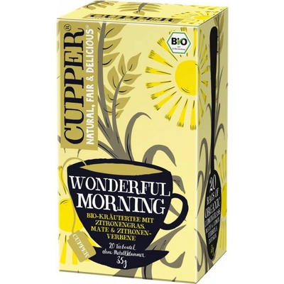 CUPPER Organic Wonderful Morning Tea 20 čajových sáčků