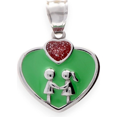 MPM Dámský přívěsek z chirurgické oceli nerezový přívěsek Together vícebarevný SPD.5547