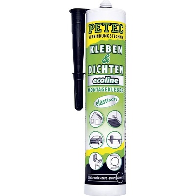 PETEC 94729 Lepicí a těsnicí hmota - černá