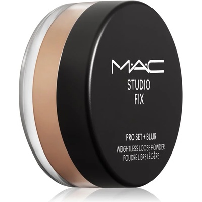 MAC Cosmetics Studio Fix Pro Set + Blur Weightless Loose Powder матираща фиксираща пудра цвят Dark 6, 5 гр