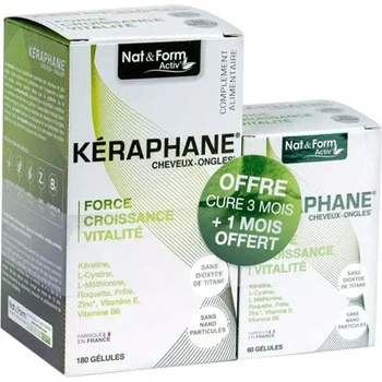 Nat&Form Коса и нокти 240 капсули | Nat&Form (023368 (KERA_180))