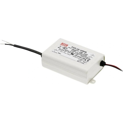 MEAN WELL PCD-25-350B LED driver konstantní proud 25 W 0.35 A 40 - 58 V/DC stmívatelný, PFC spínací obvod , ochrana prot