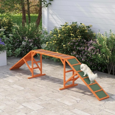 PawHut Agility rampa pro psy 325x55x60 cm oranžová