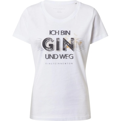 Einstein & newton Тениска 'Gin Weg' бяло, размер XL