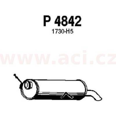 Zadní tlumič výfuku FENNO/IMASAF ACI V P4842