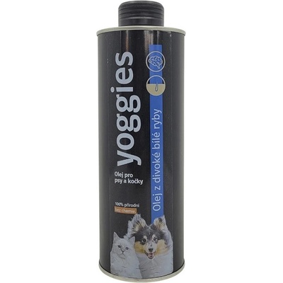 Yoggies za studena lisovaný olej z bílé divoké ryby v luxusním balení 50 0 ml