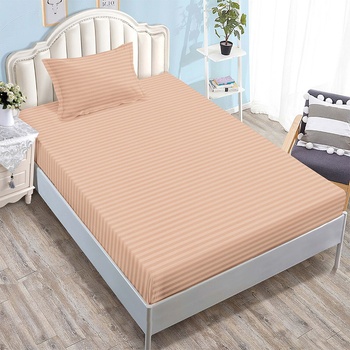 EmonaMall Долен чаршаф с ластик и калъфка (за матрак от 80x200 до 90x200) EmonaMall, 2 части - Модел S17778 (S17778-4444g4)