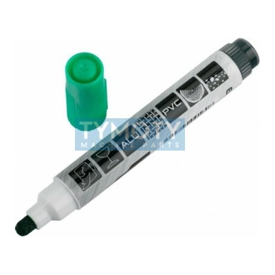 Značkovač permanentný 144mm zelený extra silný hrot 6.5mm