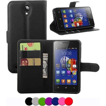 Image 1 of Lenovo A319 Magnetic Wallet Кожен Калъф + Протектор